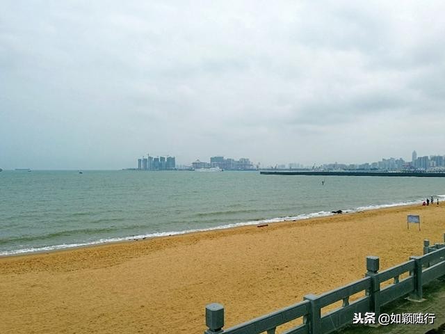 海口西金银广场到西秀海滩位置,海口离市区最近的海滩