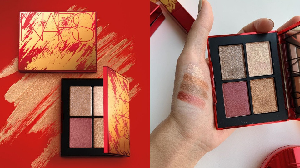 倩碧鼠年限量高光,倩碧限量腮红试色