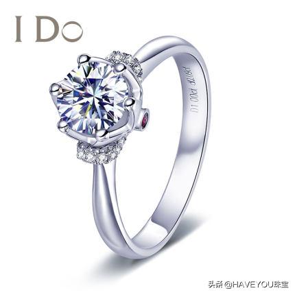 18kido钻戒图片及价格表,女朋友想要一个戒指