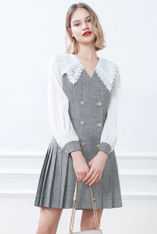 秋天必备的长袖连衣裙谁穿谁好看,秋天连衣裙6岁