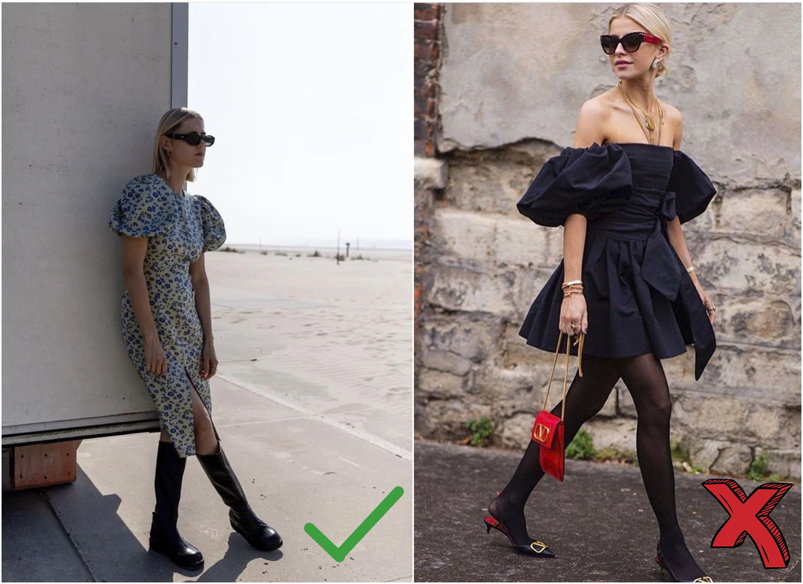 今年风头不减的泡泡袖如何穿,泡泡袖胳膊松紧怎么改不显壮