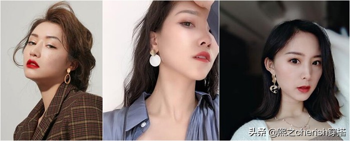 戴什么耳环显脸长,大饼脸适合戴的耳环