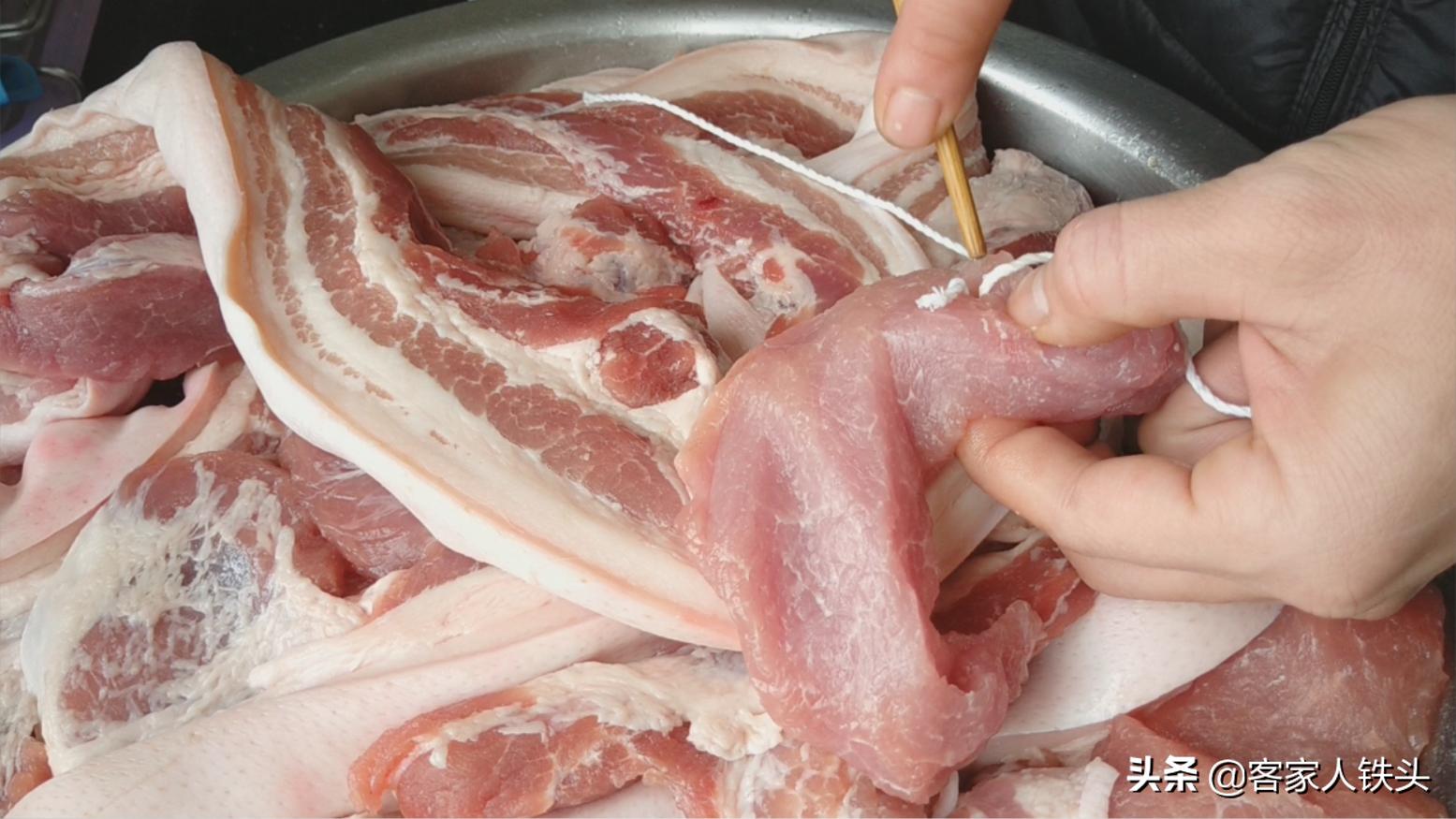 客家人做腊肉的全过程,客家腊肉全制作过程