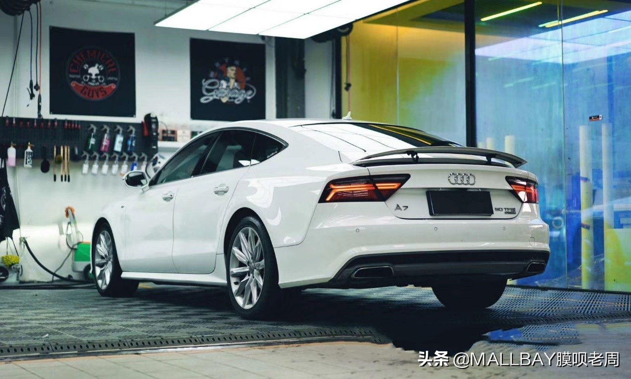 奥迪a7 亮黑tpu车衣 (奥迪a7贴车衣会防太阳晒吗)