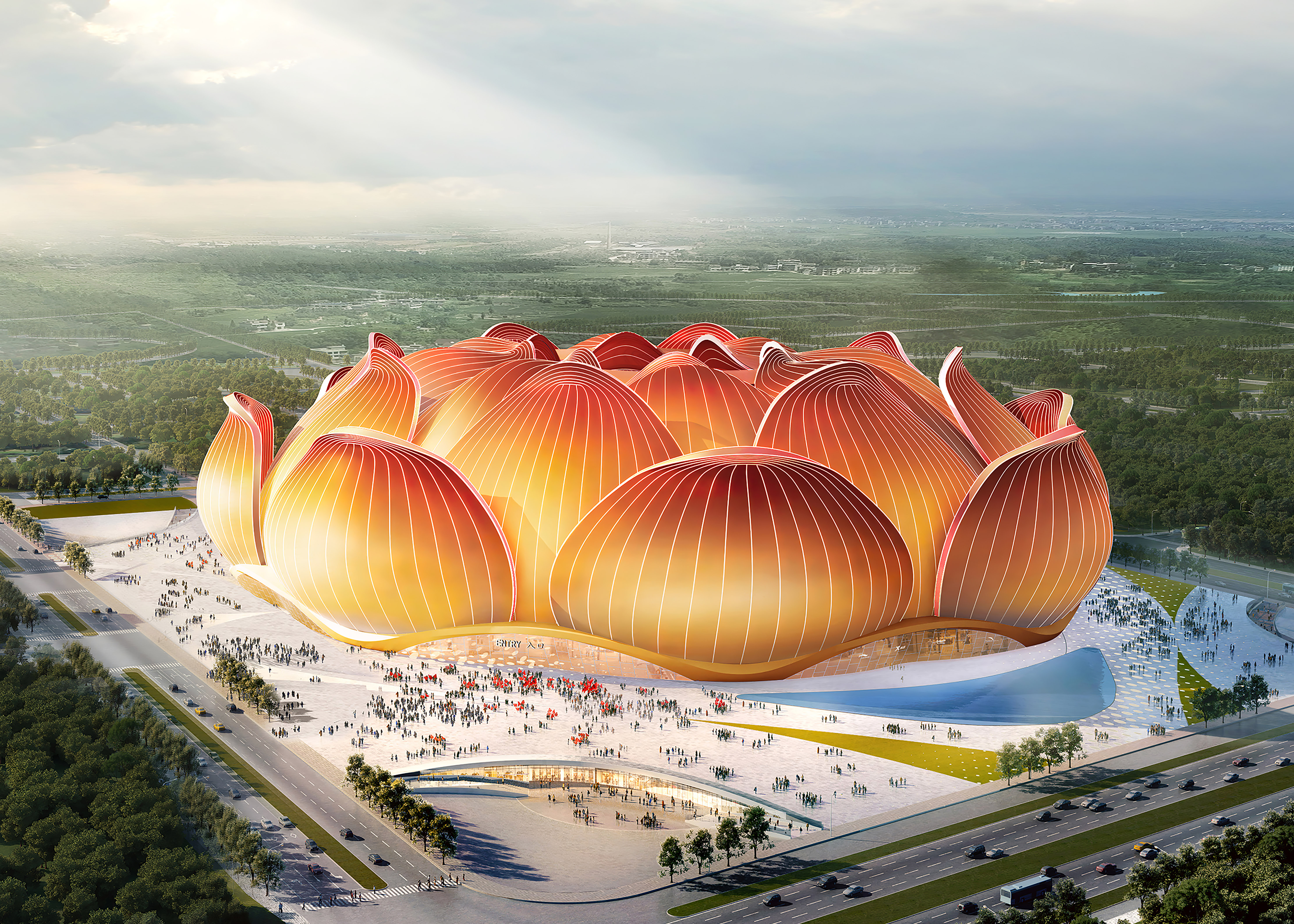 惊艳亮相揭秘广州恒大世界级球场,实拍广州恒大足球场建设