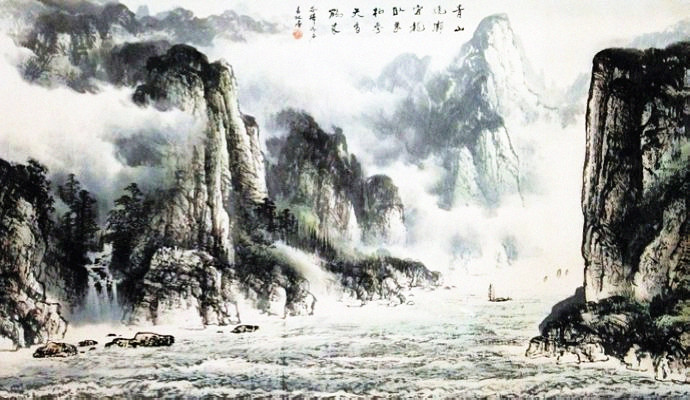 杨昌林山水画,杨昌林山水作品