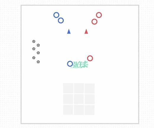 初学者足球游戏训练热身提高气氛,足球青训12岁以下趣味游戏