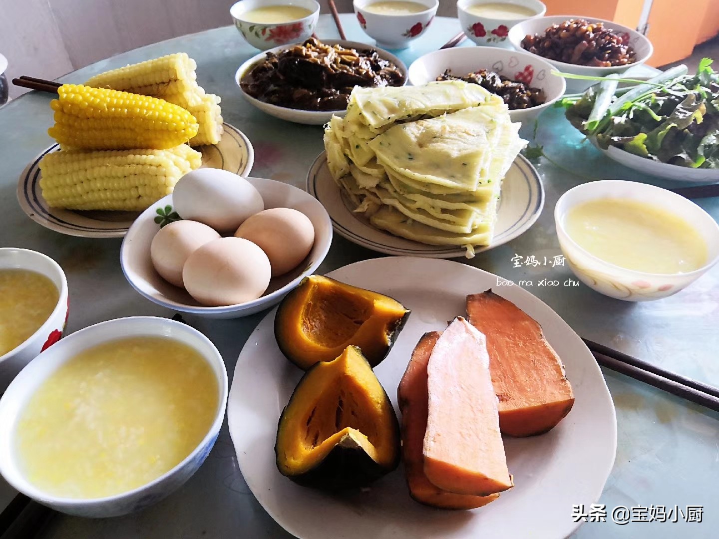 记录在娘家吃吃喝喝的美好时光,娘家最幸福的早餐