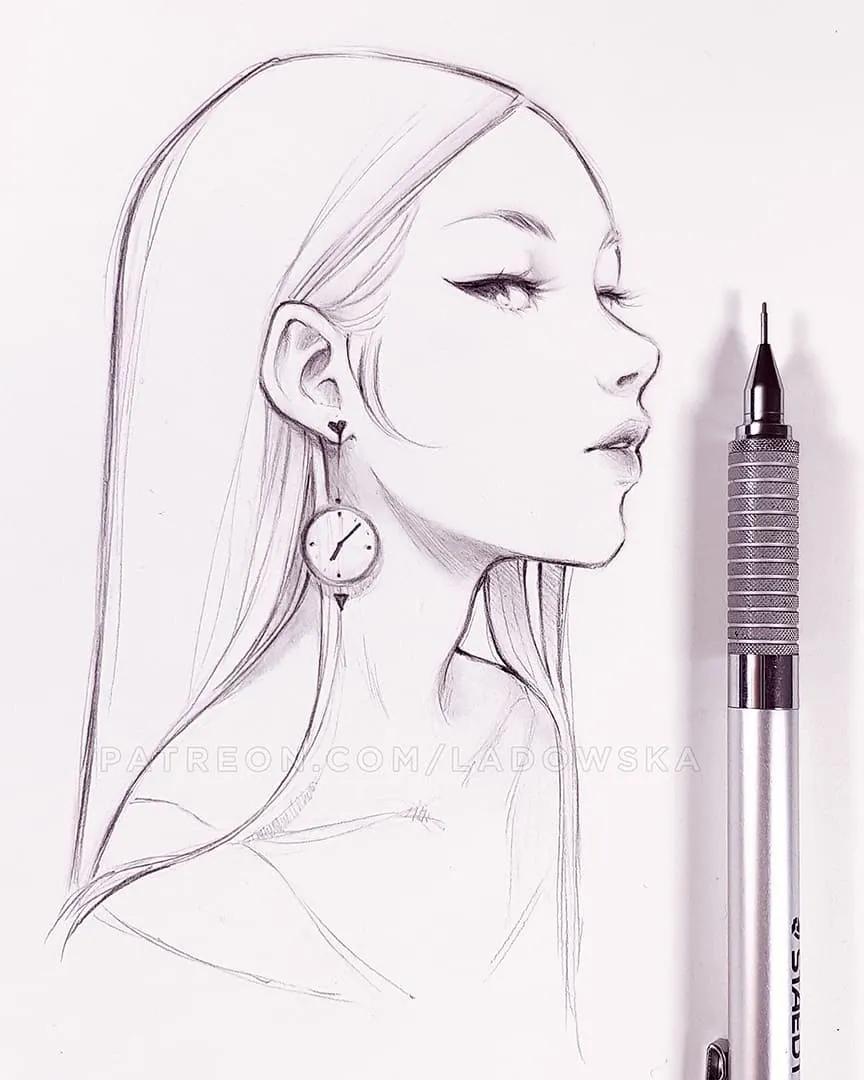 软萌可爱的动漫美少女怎么画,画可爱的动漫美少女特别简单