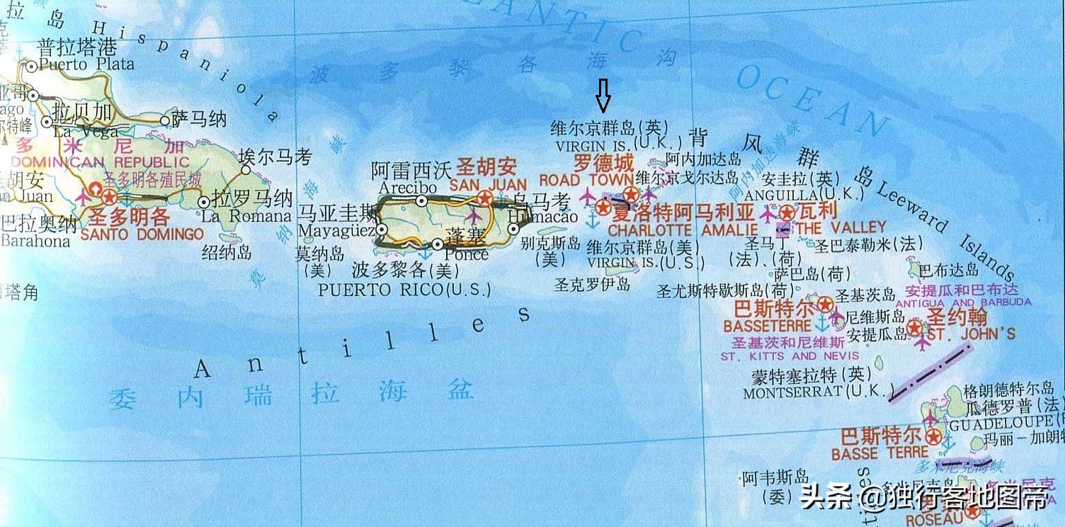 维尔京群岛是英国还是美国,英属群岛有哪些