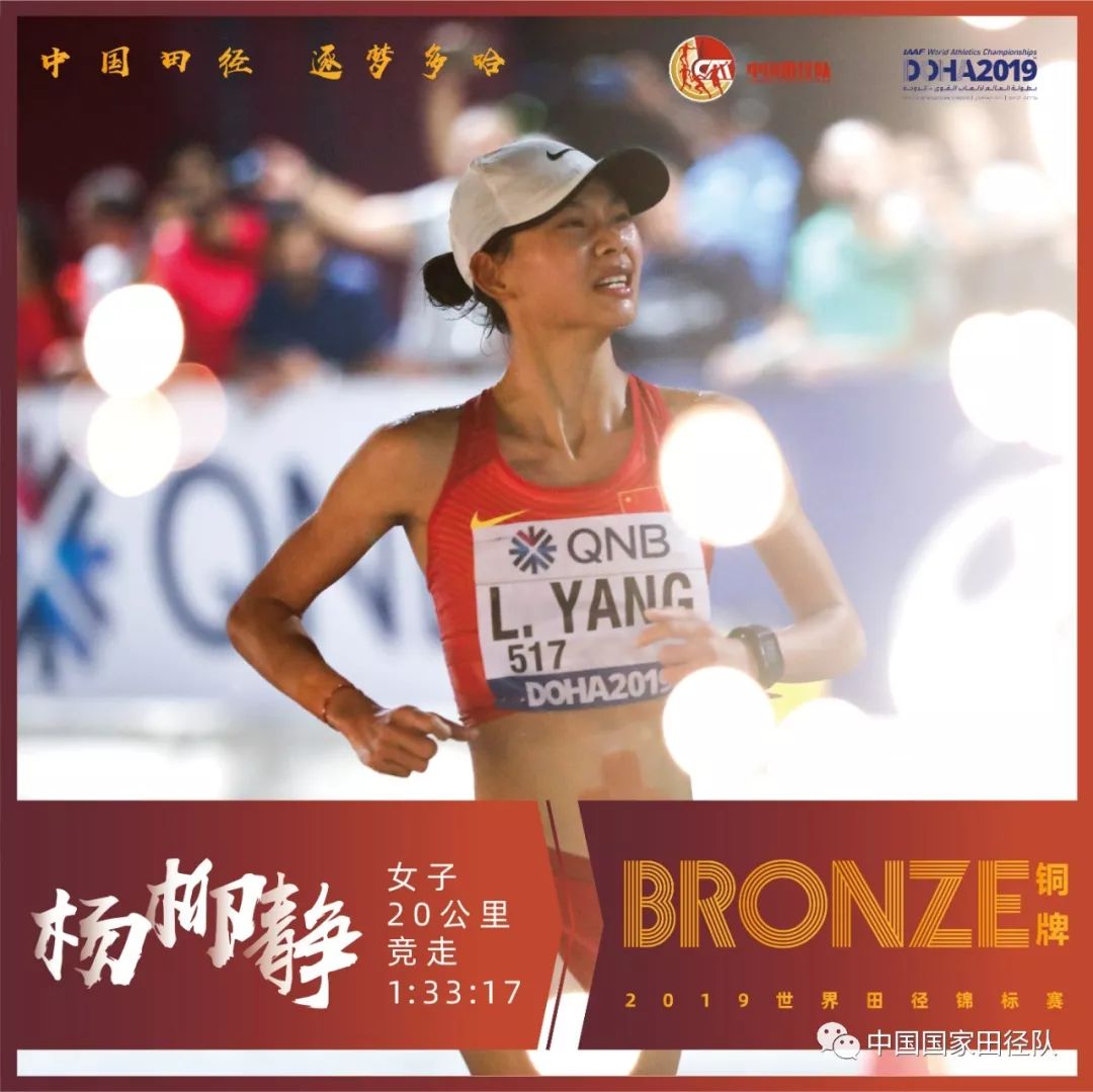 创历史最好成绩,2019多哈世锦赛奖牌榜全部