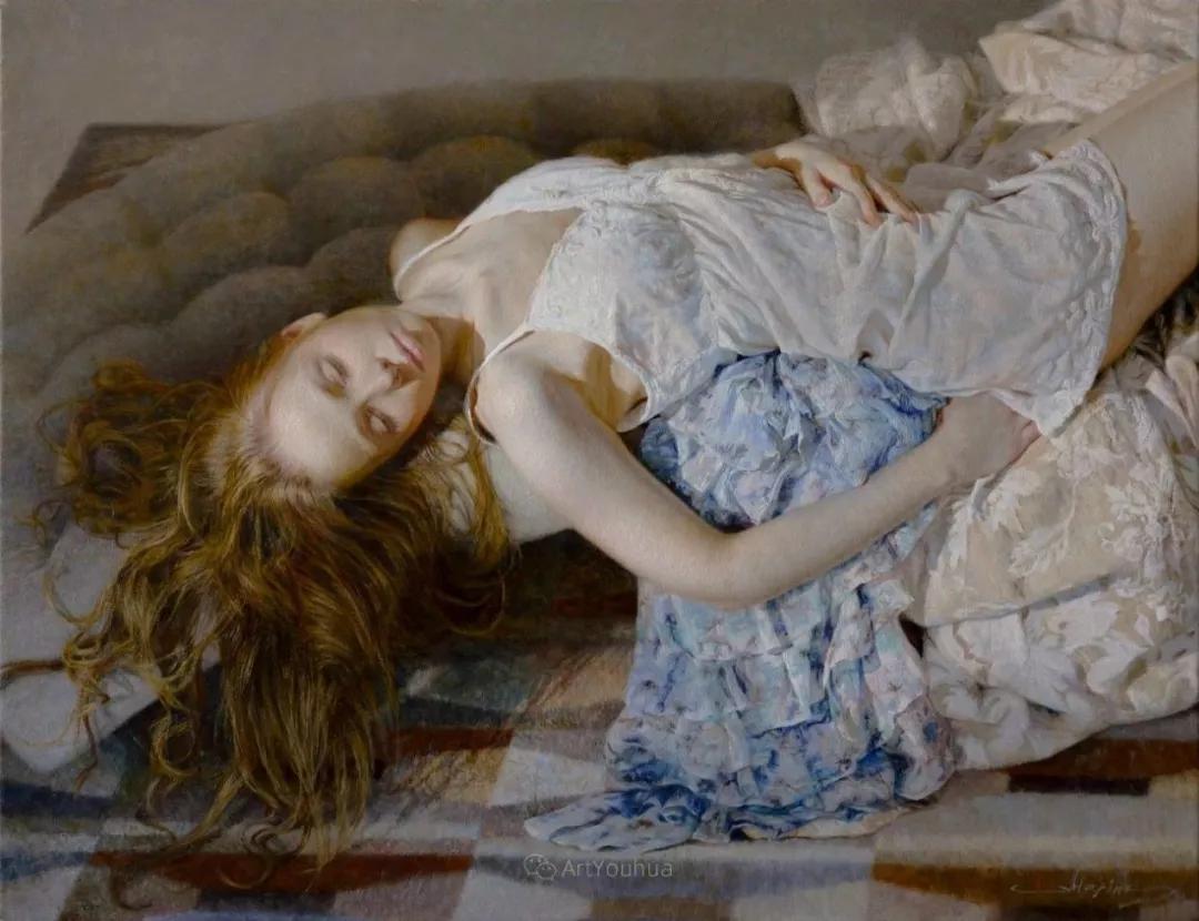 俄罗斯的女画家画的唯美油画,俄罗斯女画家油画视频