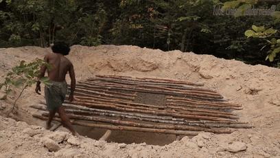 木棍怎么挖出泳池,一根棍子挖出一个游泳池