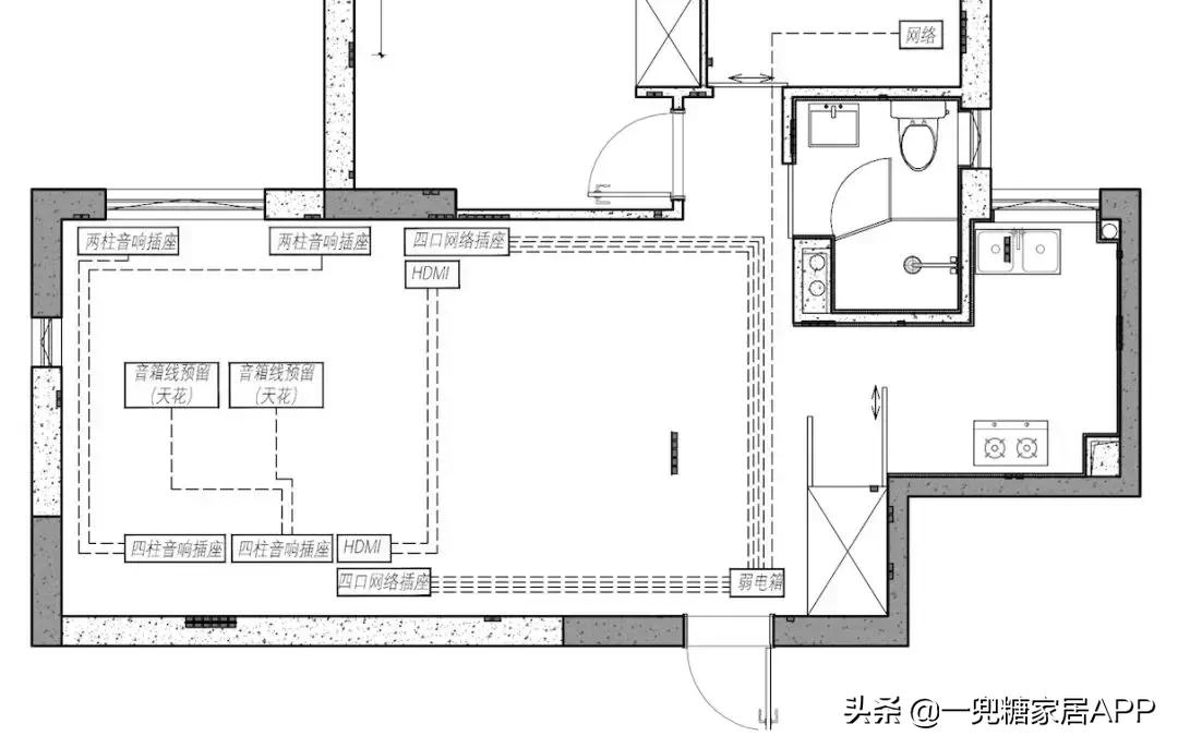 武汉77平米小户型装修,武汉77平两房现代简约