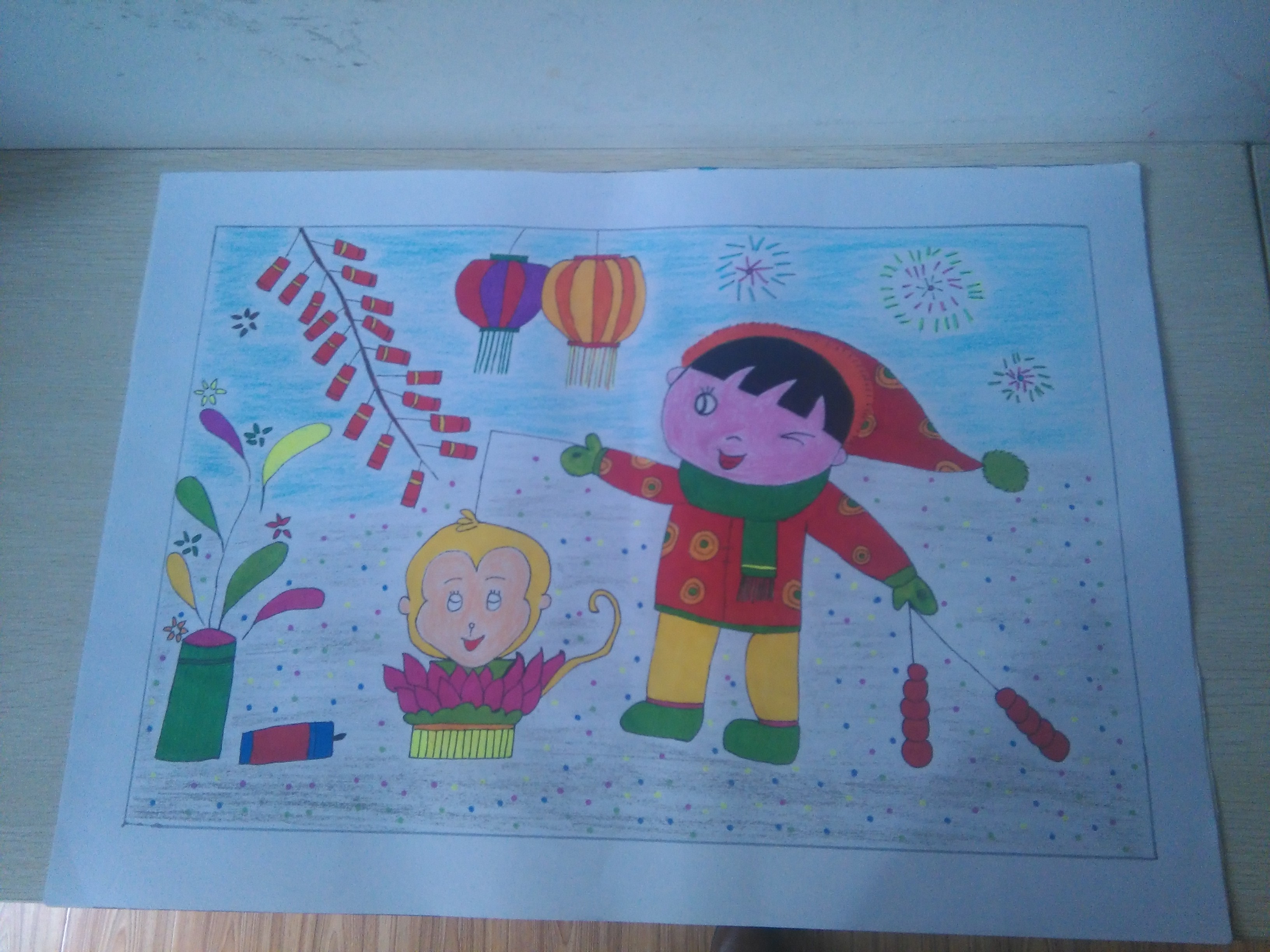 少女心爆棚的又简单的简笔画,安静女孩彩色简单简笔画图片