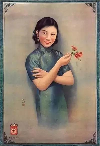民国广告女郎,民国时期的美女商品广告