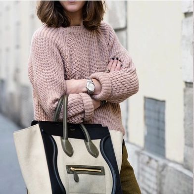 连衣裙毛衣秋冬穿搭,克莱因蓝毛衣穿搭秋冬