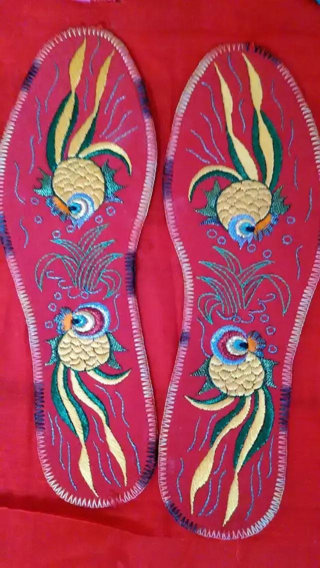 刺绣鞋垫图案大全图解,刺绣各种鞋垫图案