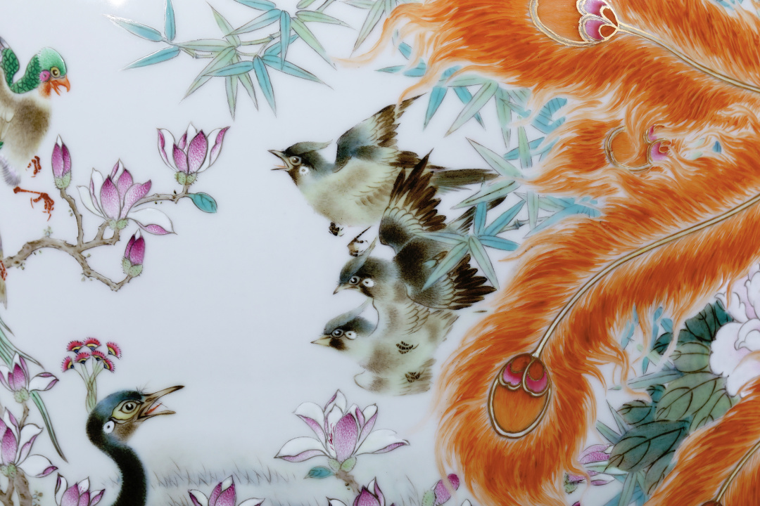 丹凤朝阳百鸟朝凤,丹凤朝阳百鸟争鸣尊价格多少