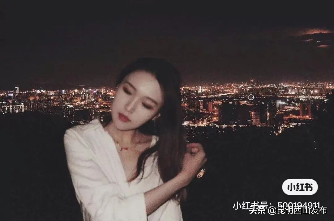 西山景区绝美日落,西山看夜景最美的地方