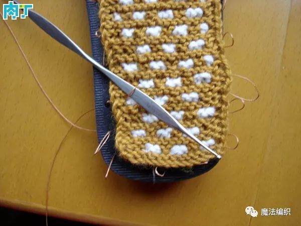 棒针编织毛线拖鞋视频教程,棒针毛线拖鞋编织教程