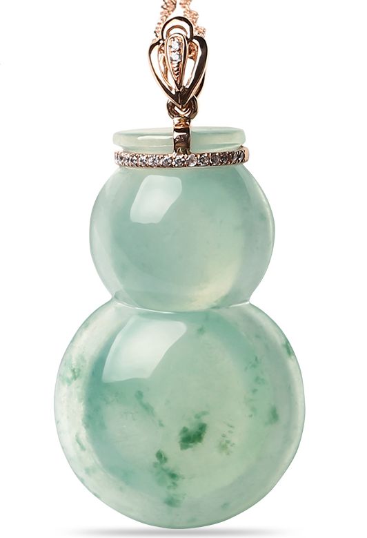 招财翡翠玉牌,招财翡翠福豆