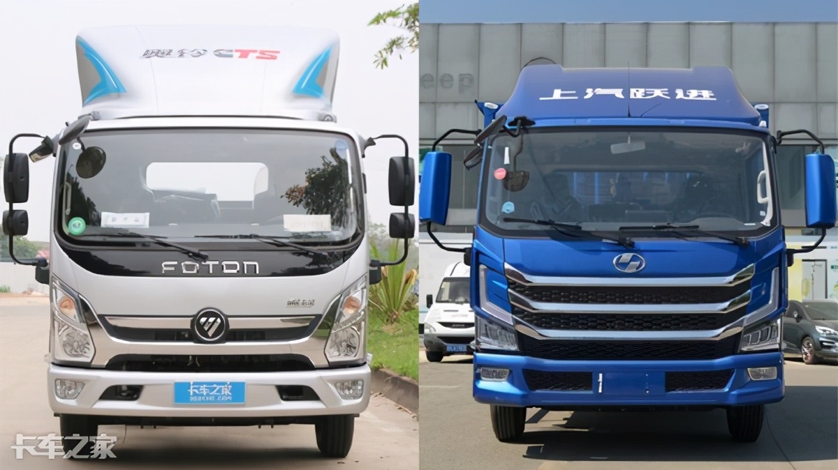 上汽跃进轻卡c300对比奥铃速运,奥铃cts4.2米轻卡试驾