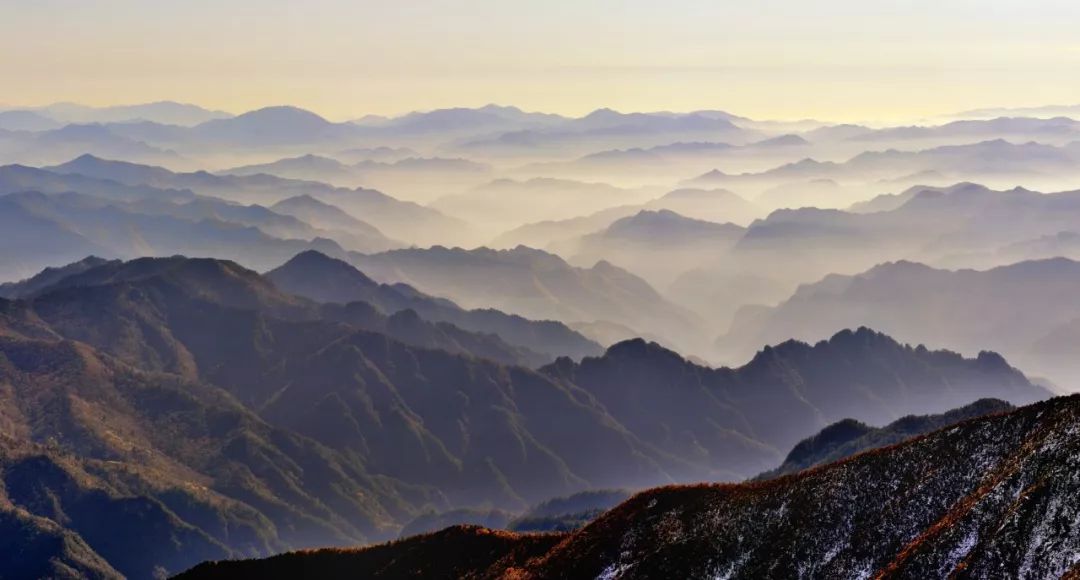 2021秦岭鸡窝子分水岭红叶,秦岭红叶最佳自驾线