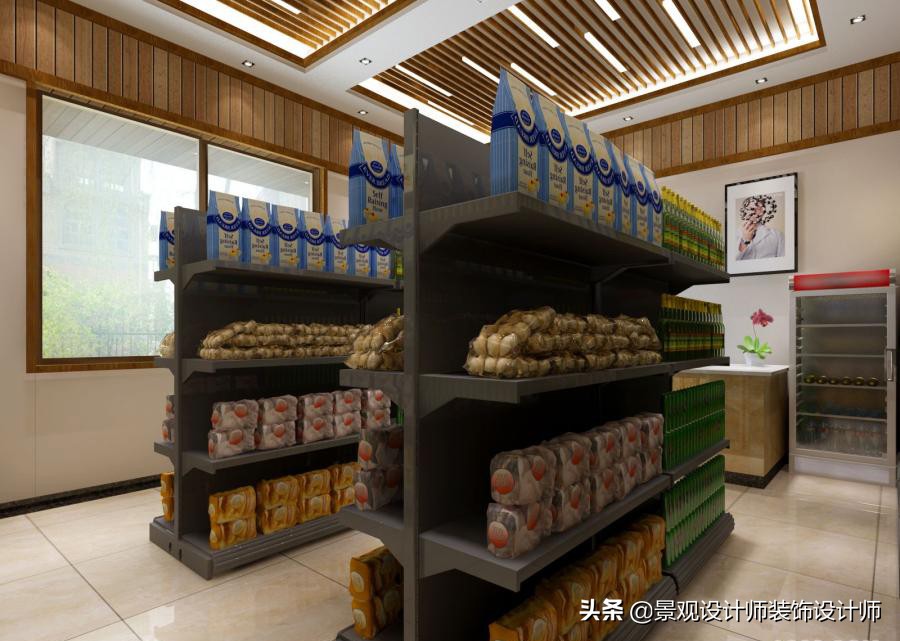 商场店铺设计案例图纸,超市设计图解大全