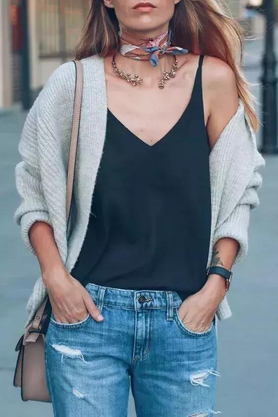 丝巾的时尚系法,丝巾的时髦戴法快来收藏学起来吧