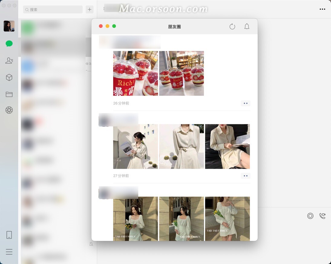 微信mac版可以视频聊天吗,mac怎么查看微信朋友圈