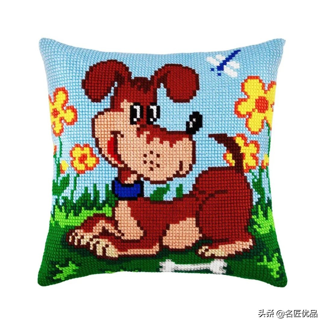 旧物利用!毛线用不完就用来刺绣,这才是十字绣最让人佩服的绣法