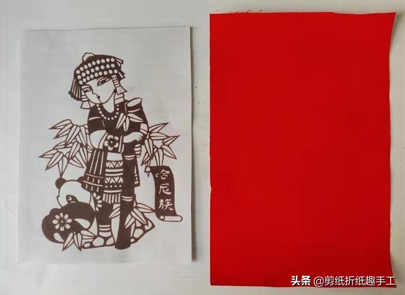 哈尼族剪纸视频,哈尼族图腾手工剪纸教程