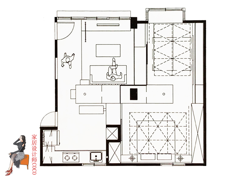 家居空间设计常用细节尺寸图,家居空间尺寸