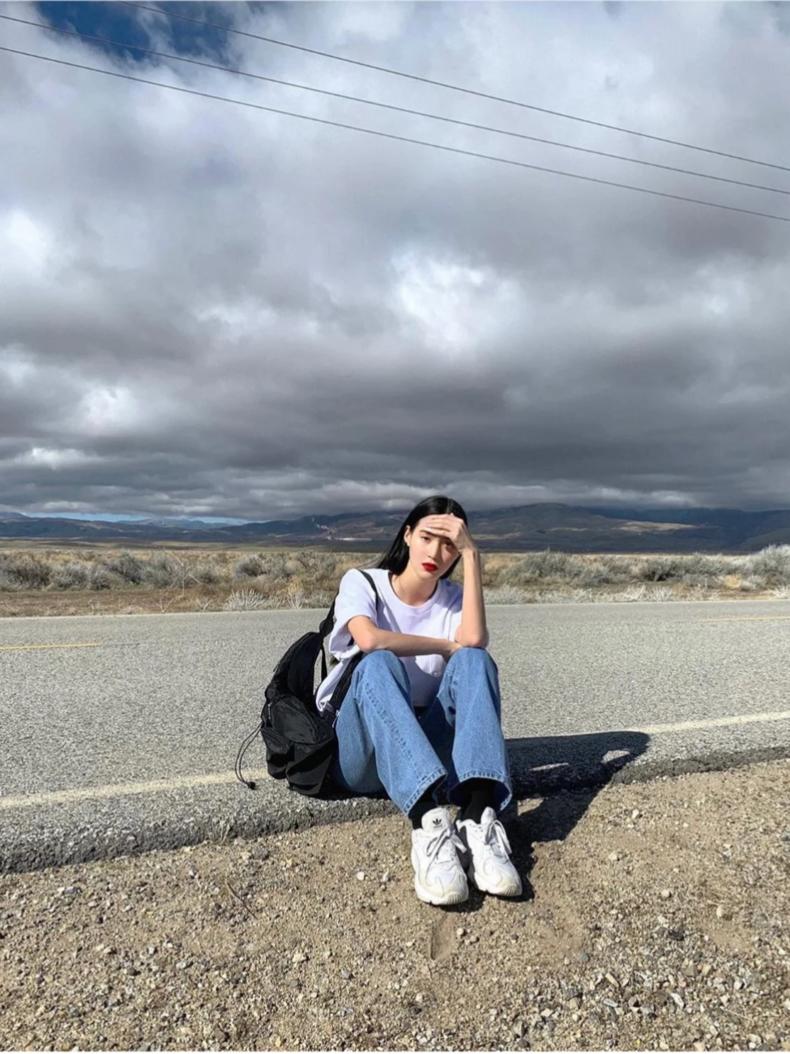 春夏韩国连衣裙,韩国秋冬穿搭博主