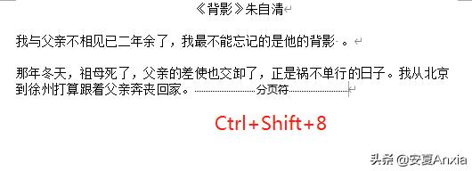 分页符和分节符使用情况区别,如何删除分节符或分页符