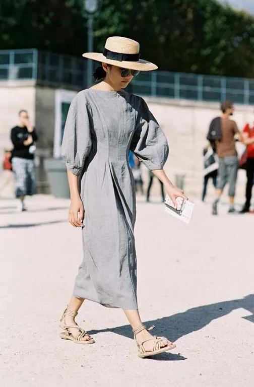亚麻套装穿搭效果,最好看的亚麻装