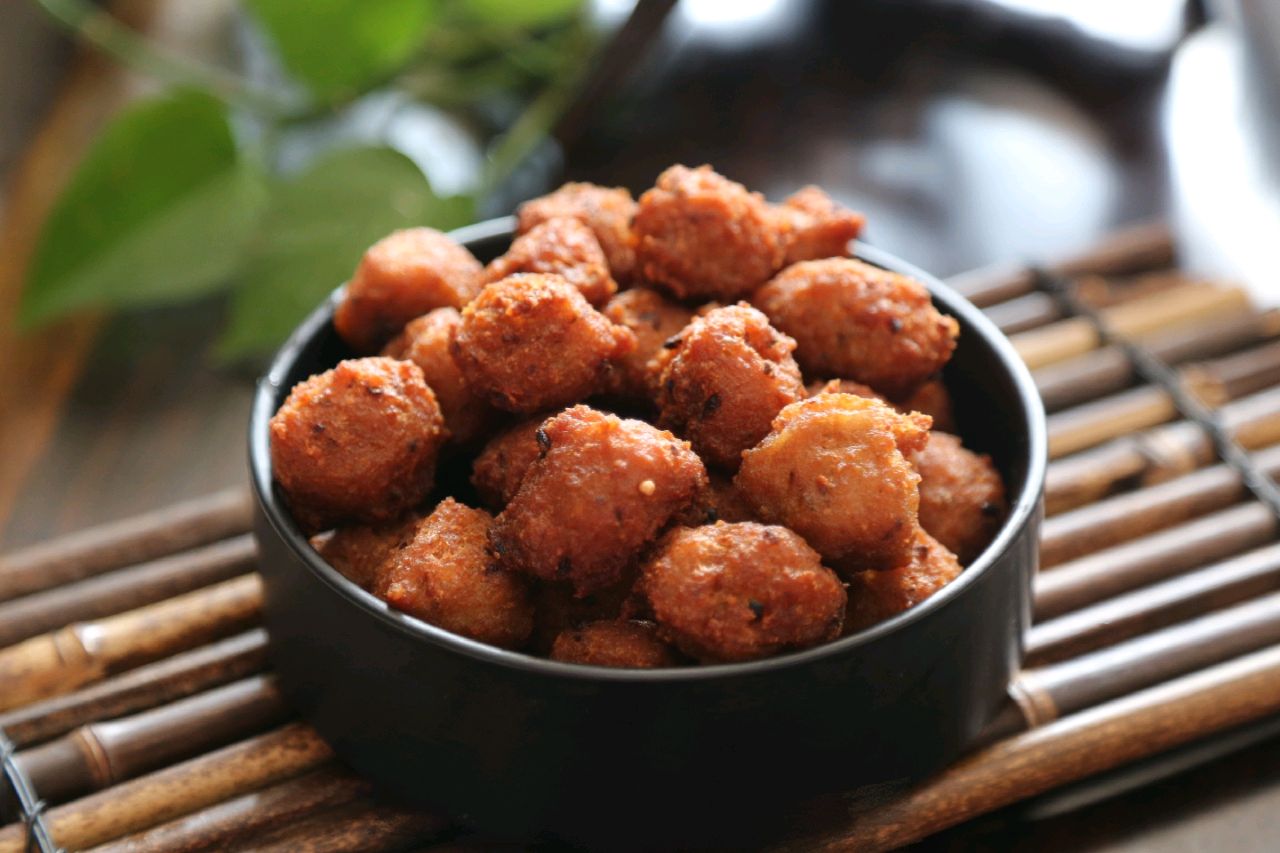 炸肉丸调味料,奶奶的新发明炸丸子