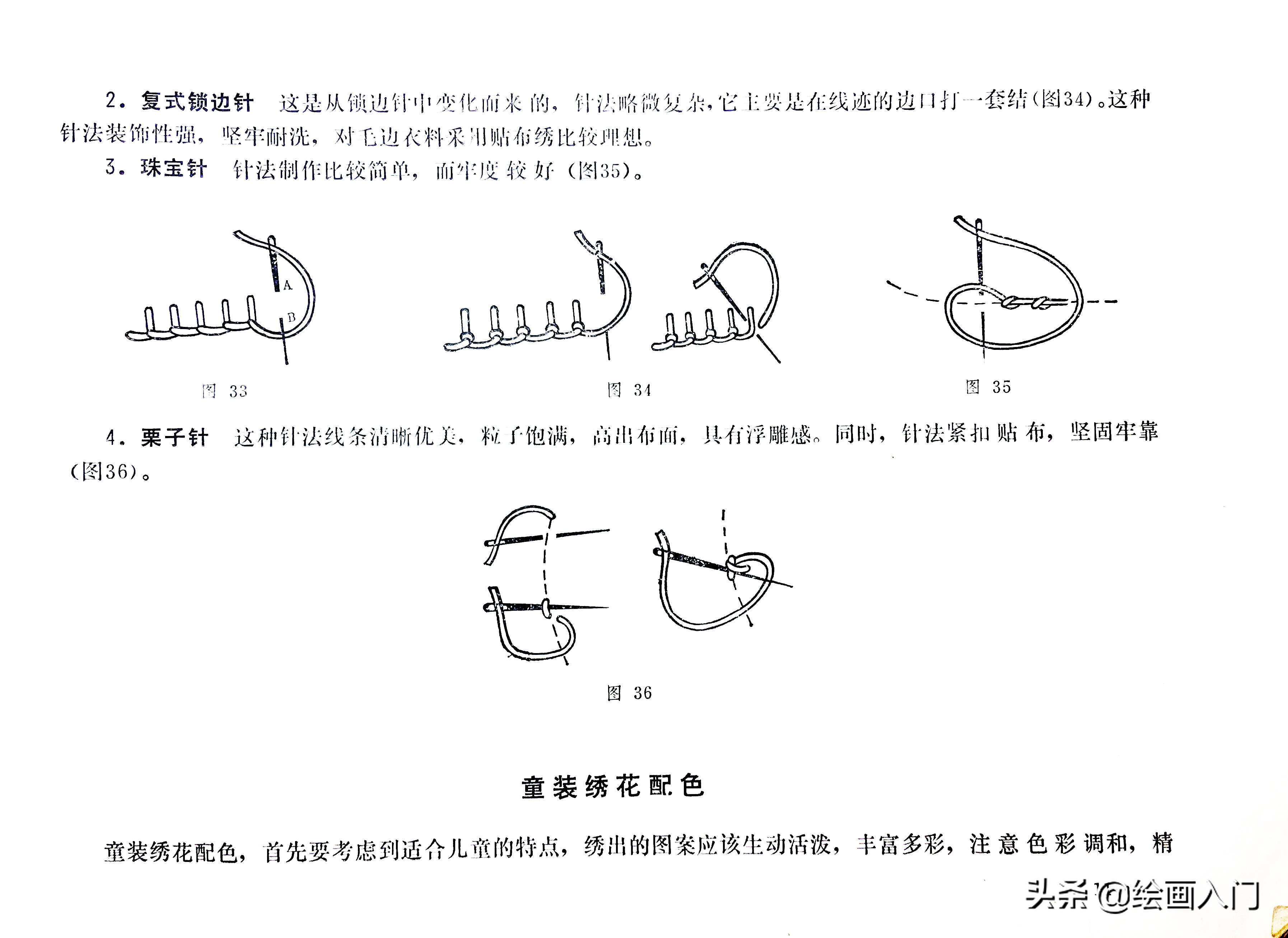 刺绣花边简笔画,100幅创意简笔画