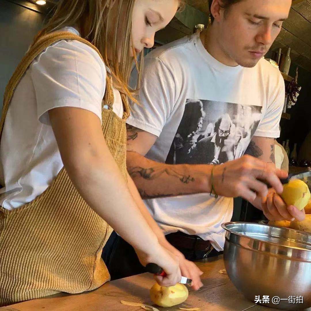 贝克汉姆父子同框真养眼,贝克汉姆带小七视频