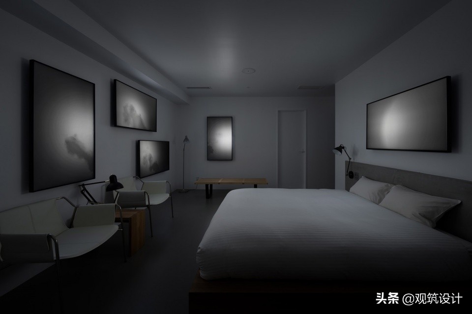 BnAAlterMuseum美术馆酒店，京都，艺术房间与垂直画廊