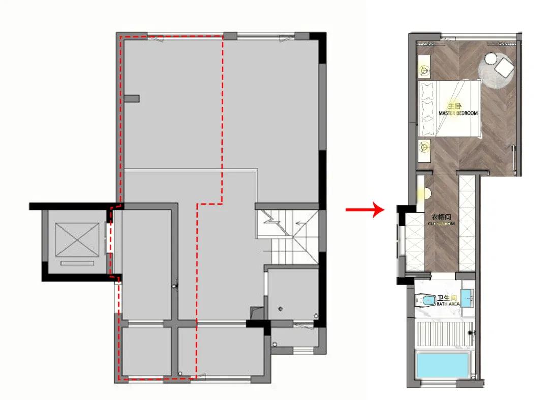 卧室套房和大横厅哪个更合适,套房好还是独立卫生间好