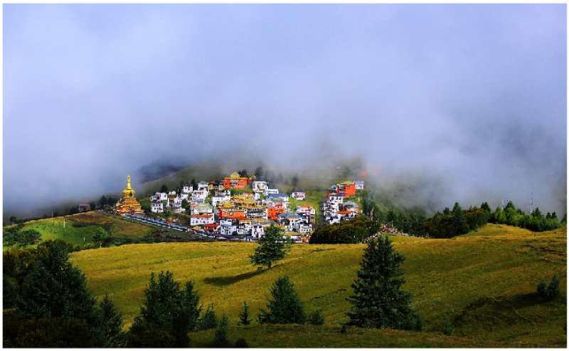 四川阿坝州羌寨碉楼群,阿坝藏族羌族自治州碉楼