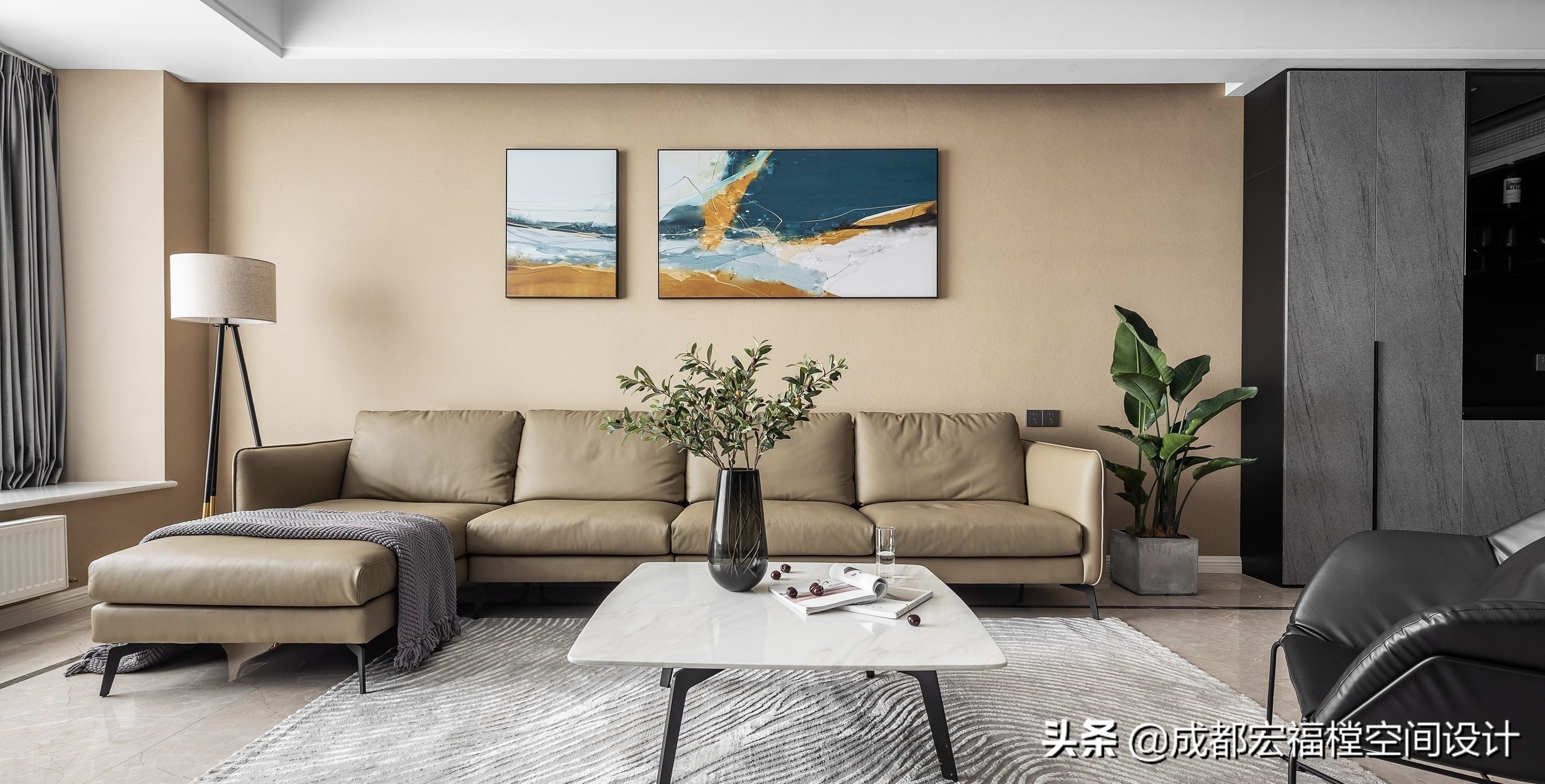 宏福樘设计效果图,宏福樘设计110平