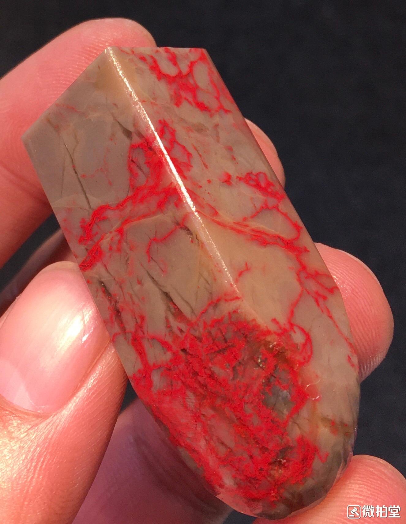 鸡血石鉴别方法及图片,鸡血石真伪辨别