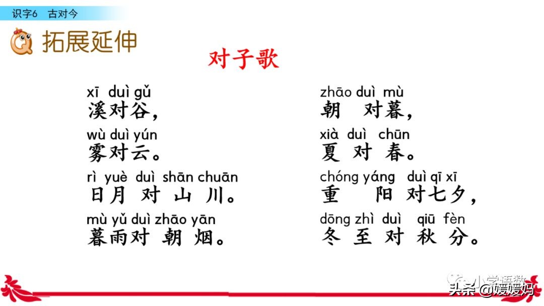 一年级下册语文识字6古对今意思,一年级下册语文识字6古对今笔顺