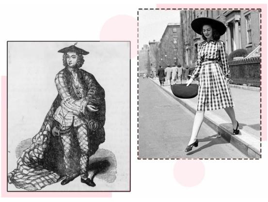 今年流行的简约风穿搭,简约时尚格子衣