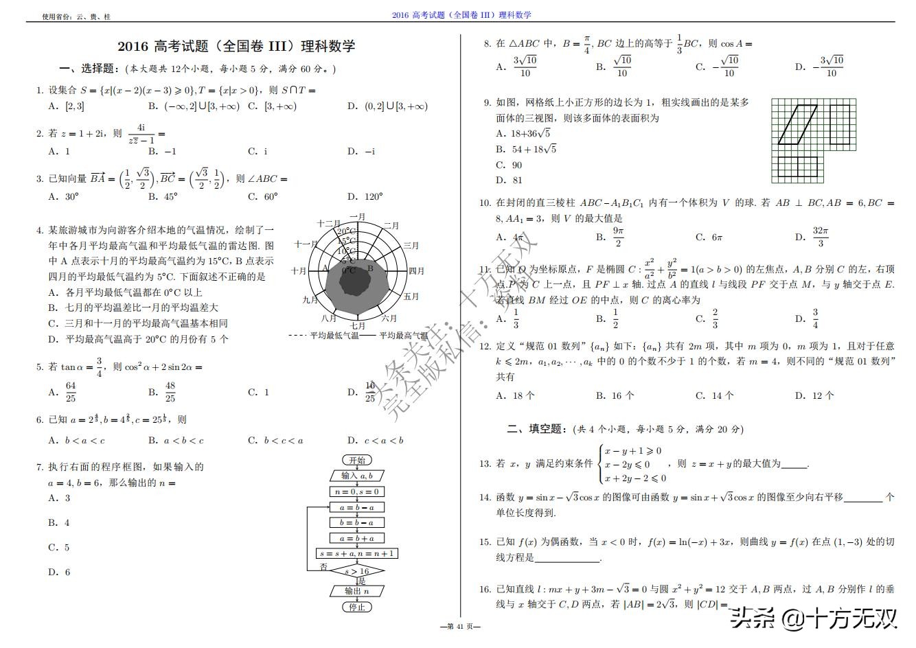 2023年高考数学试卷真题全国乙卷,2019高考真题数学全国卷二卷
