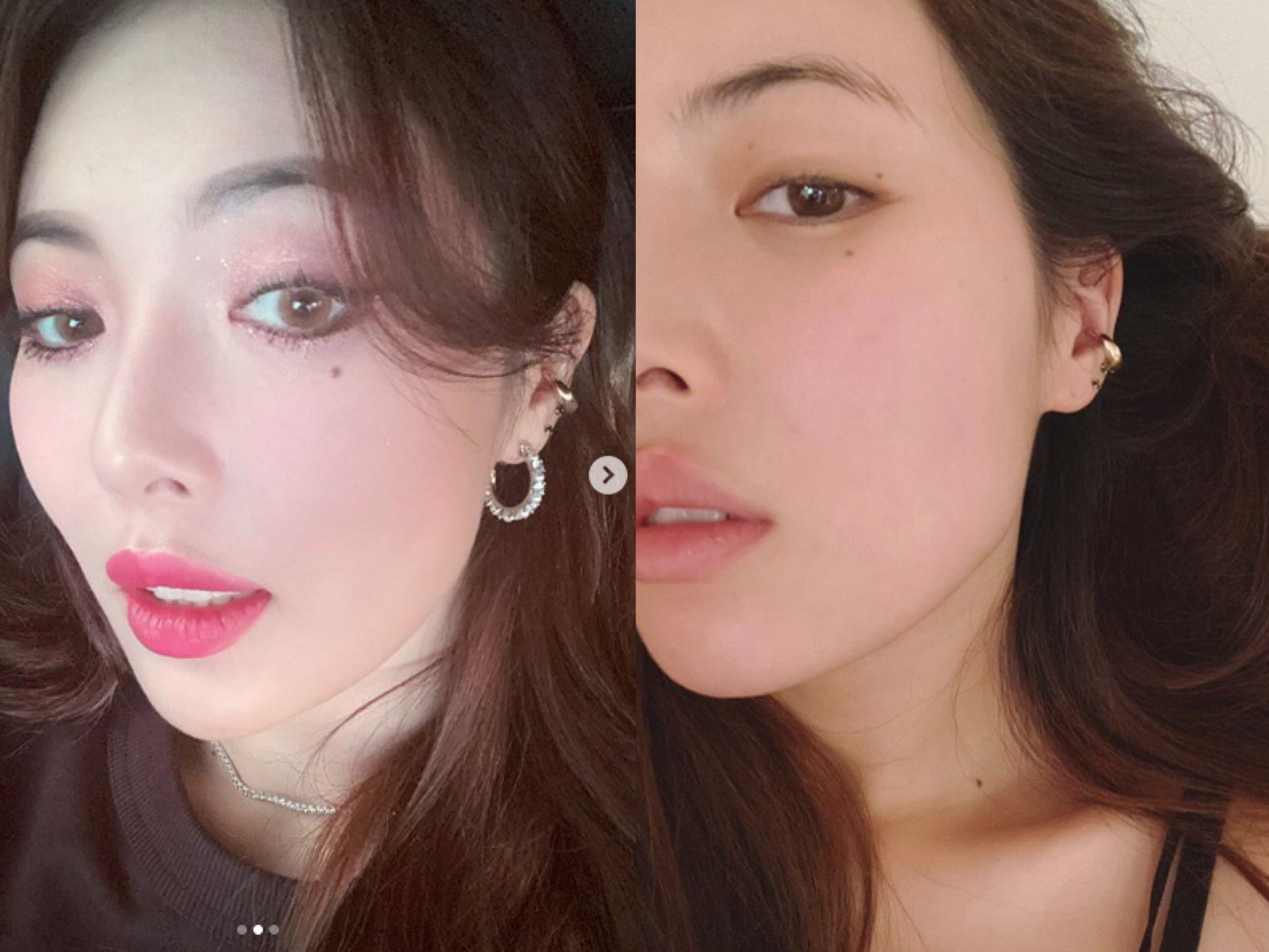 泫雅的锁骨钉照片,泫雅打剪钉