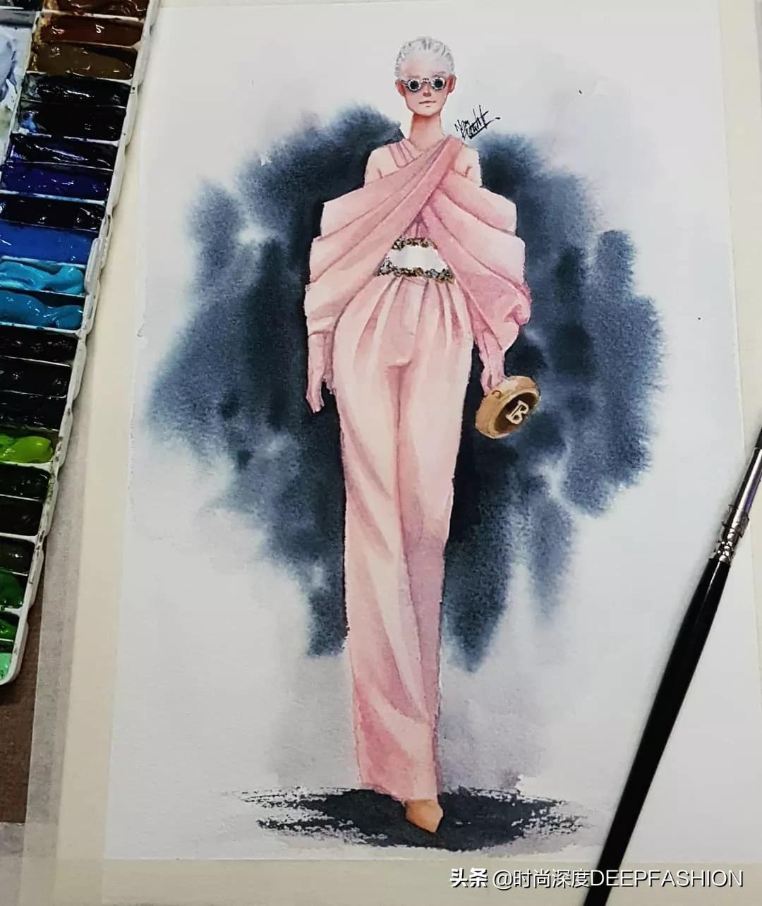 服装设计图三张,服装设计系列效果图